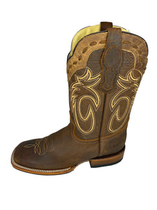 SQUARE TOE BOOT ALASKA TAN MOH249