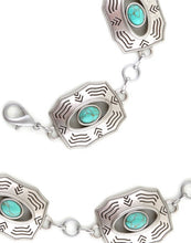 Load image into Gallery viewer, SILVER WESTERN CHAIN BELT