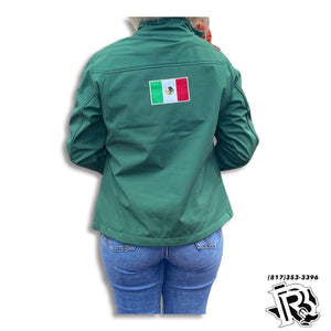 “ Hazel “ | WOMEN ARIAT JACKET MEXICO FLAG GREEN 10039460