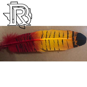 BR FEATHER Red Yellow Black