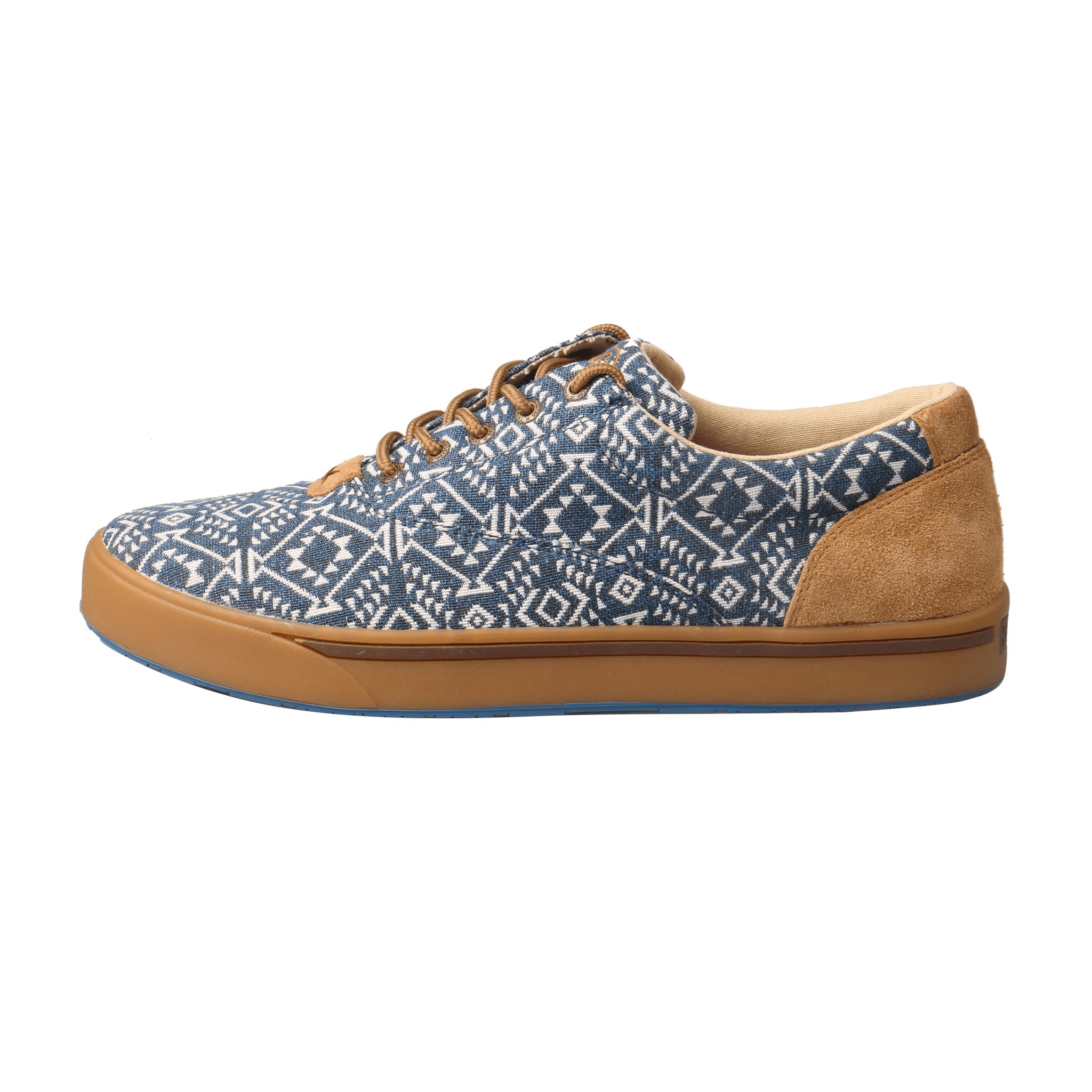 TWISTED X : Men’s Hooey Loper Navy/White Print shoe MHYC013